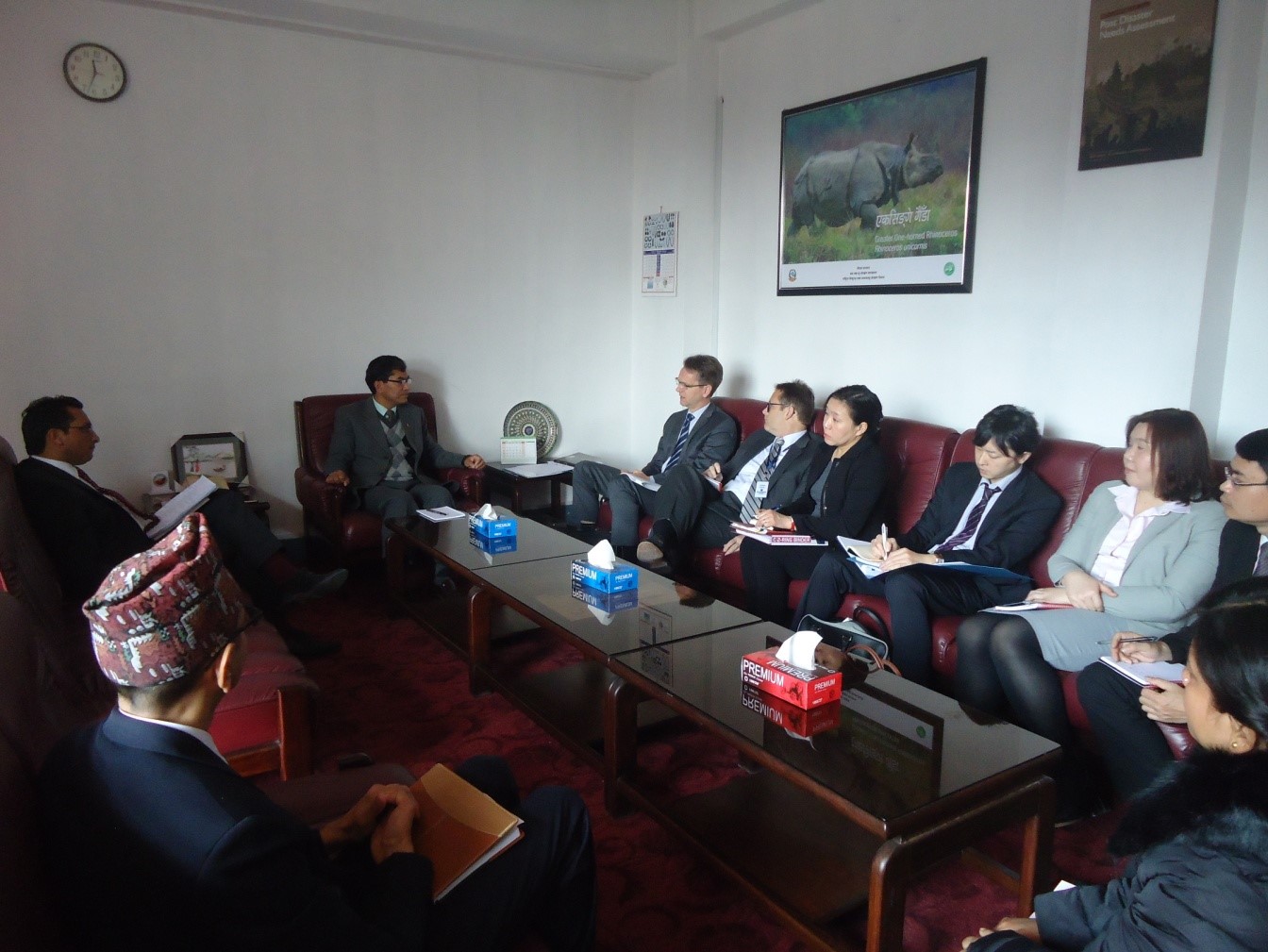 IMF Mission Team meets Vice-Chairman Dr. Shrestha