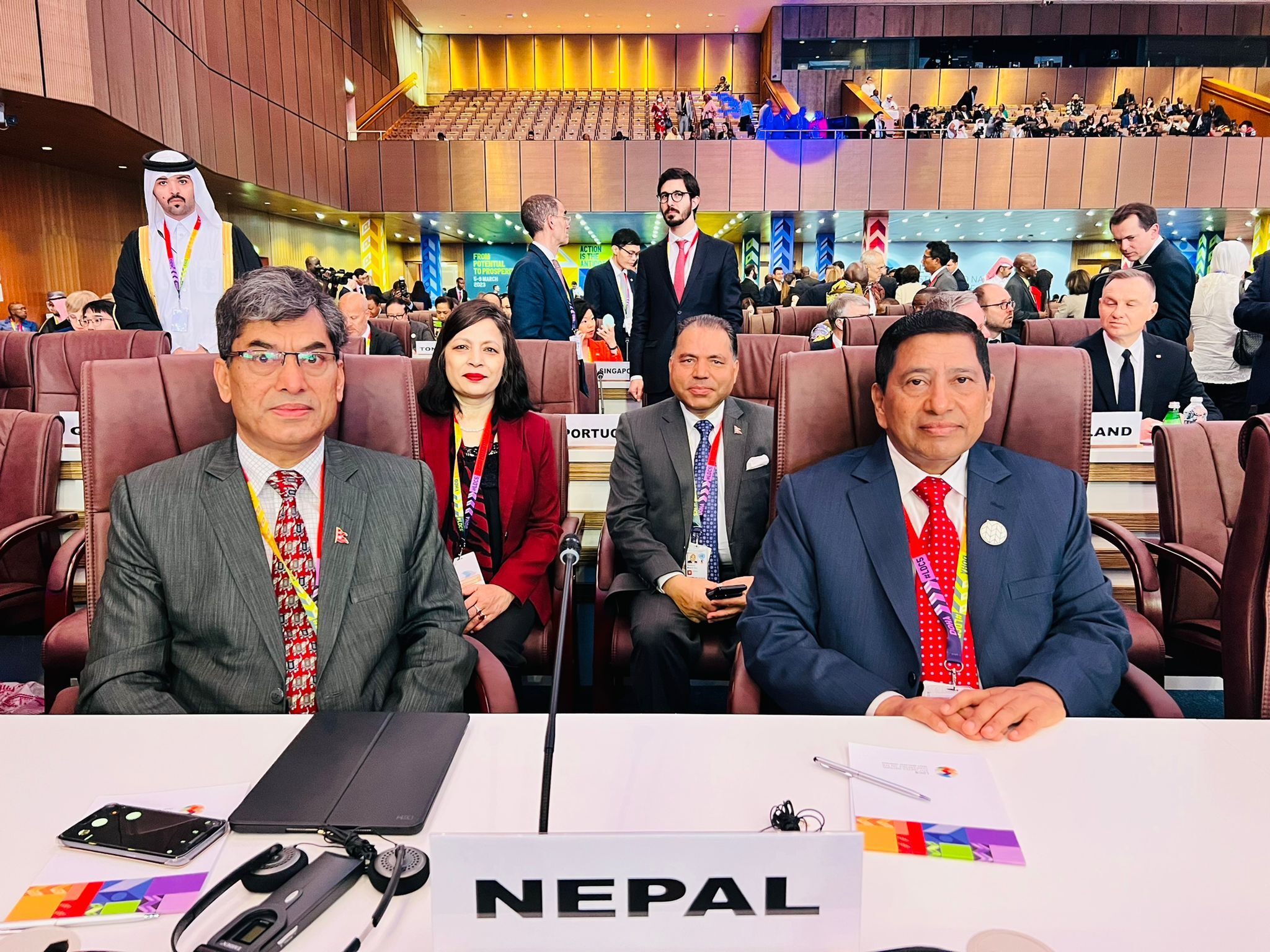 Participation in the Fifth United Nations Conference on the Least Developed Countries (LDC5) held in Doha, the state of Qatar (4-9 March, 2023)