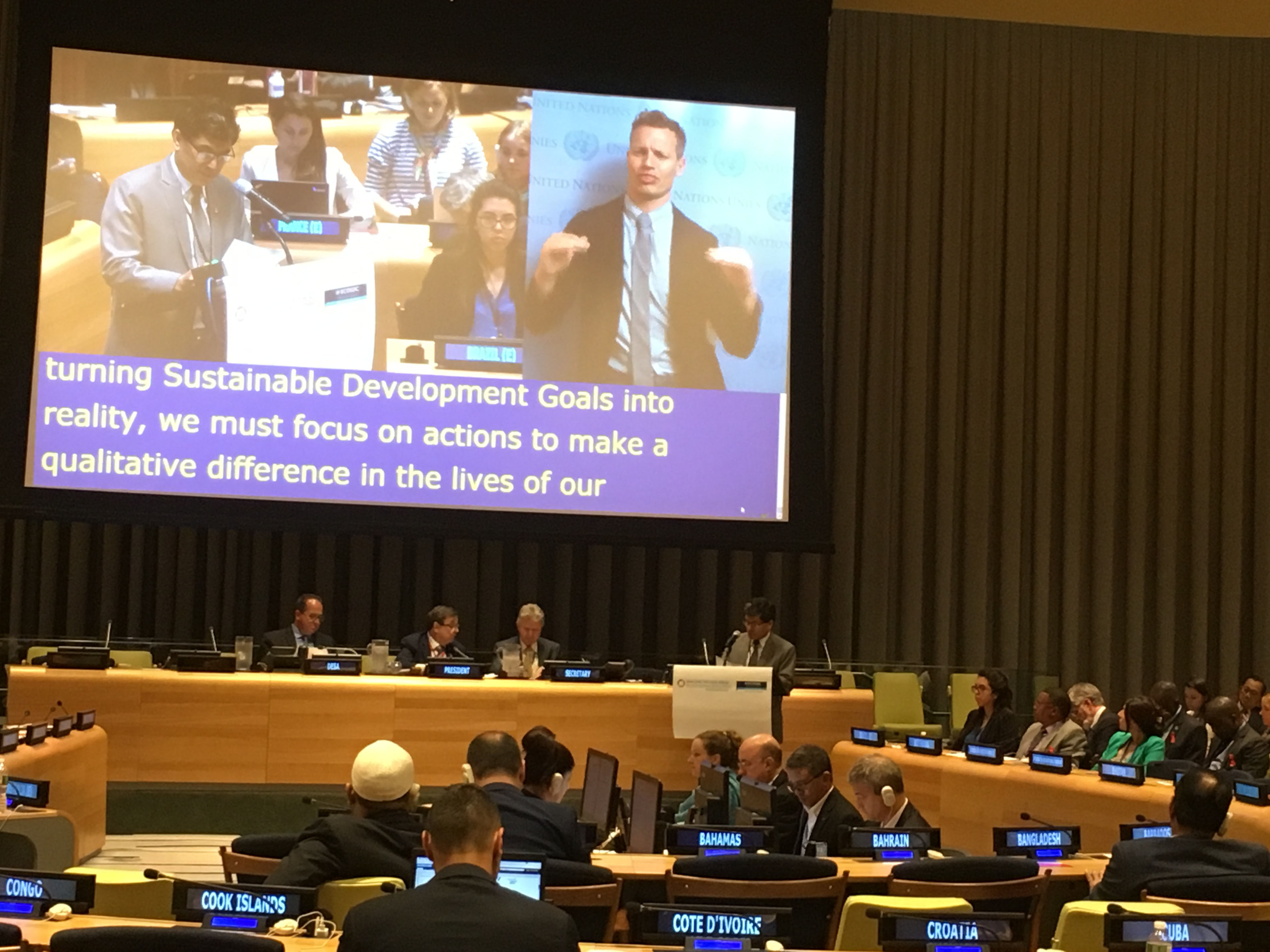  High-Level Political Forum at the United Nations Headquarters 10 -19 July 2017