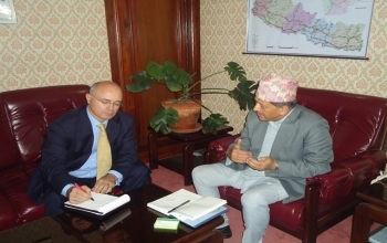 Meeting with ADB Executive Director in VC Chamber