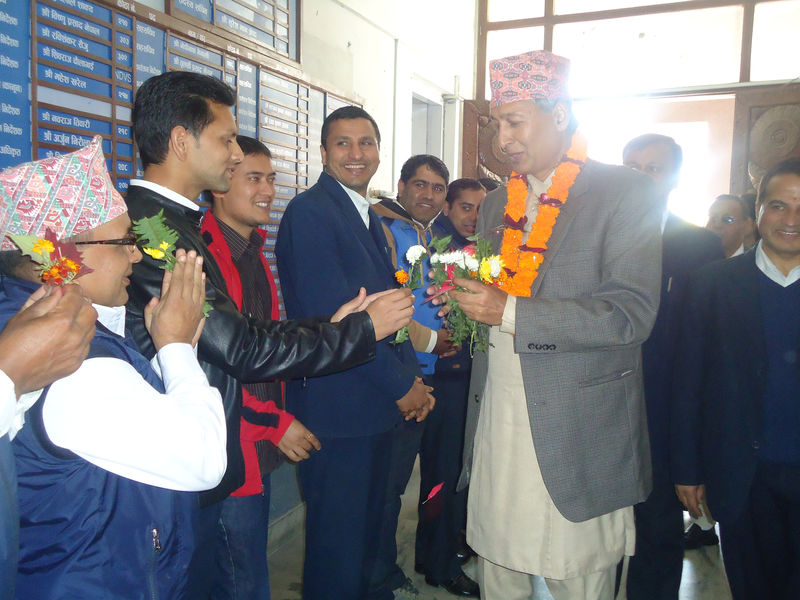 NPC VICE CHAIRMAN WELCOME PROGRAM 2072