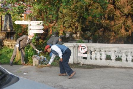 Singha Darbar Premises Cleaning Program April 05,2